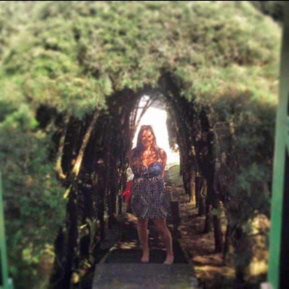 Sweetheart Strapless Aztec Print Dress - Picture 7 of 7